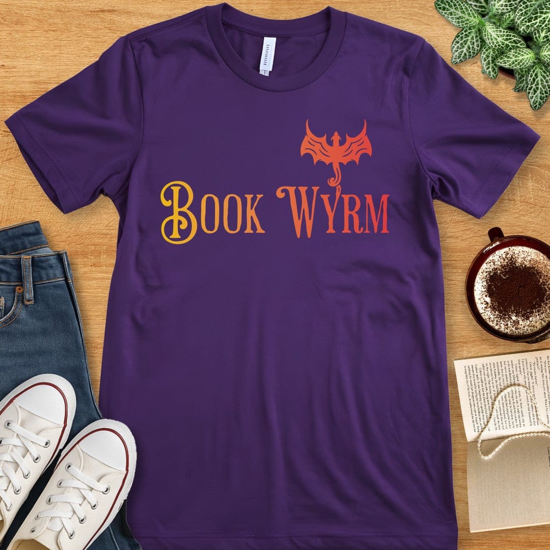 T-Shirt Team Purple / S Book Wyrm T-shirt