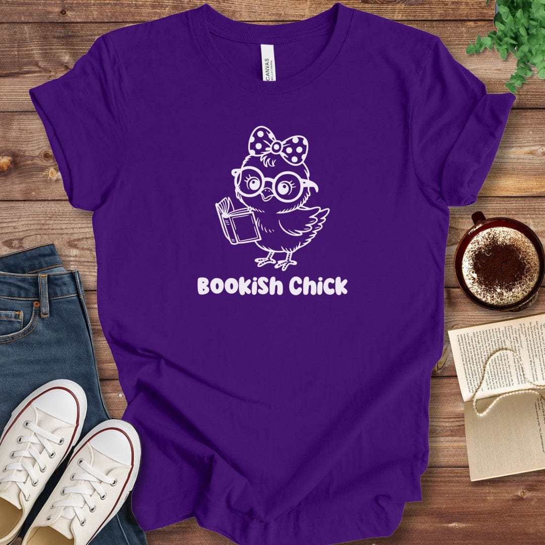 T-Shirt Team Purple / S Bookish Chick Shirt