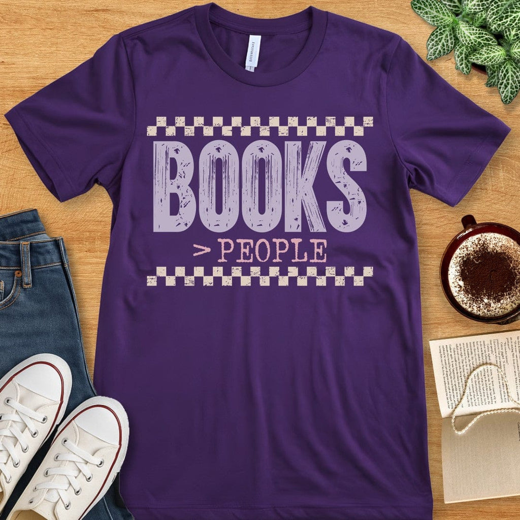 T-Shirt Team Purple / S Books > People T-shirt
