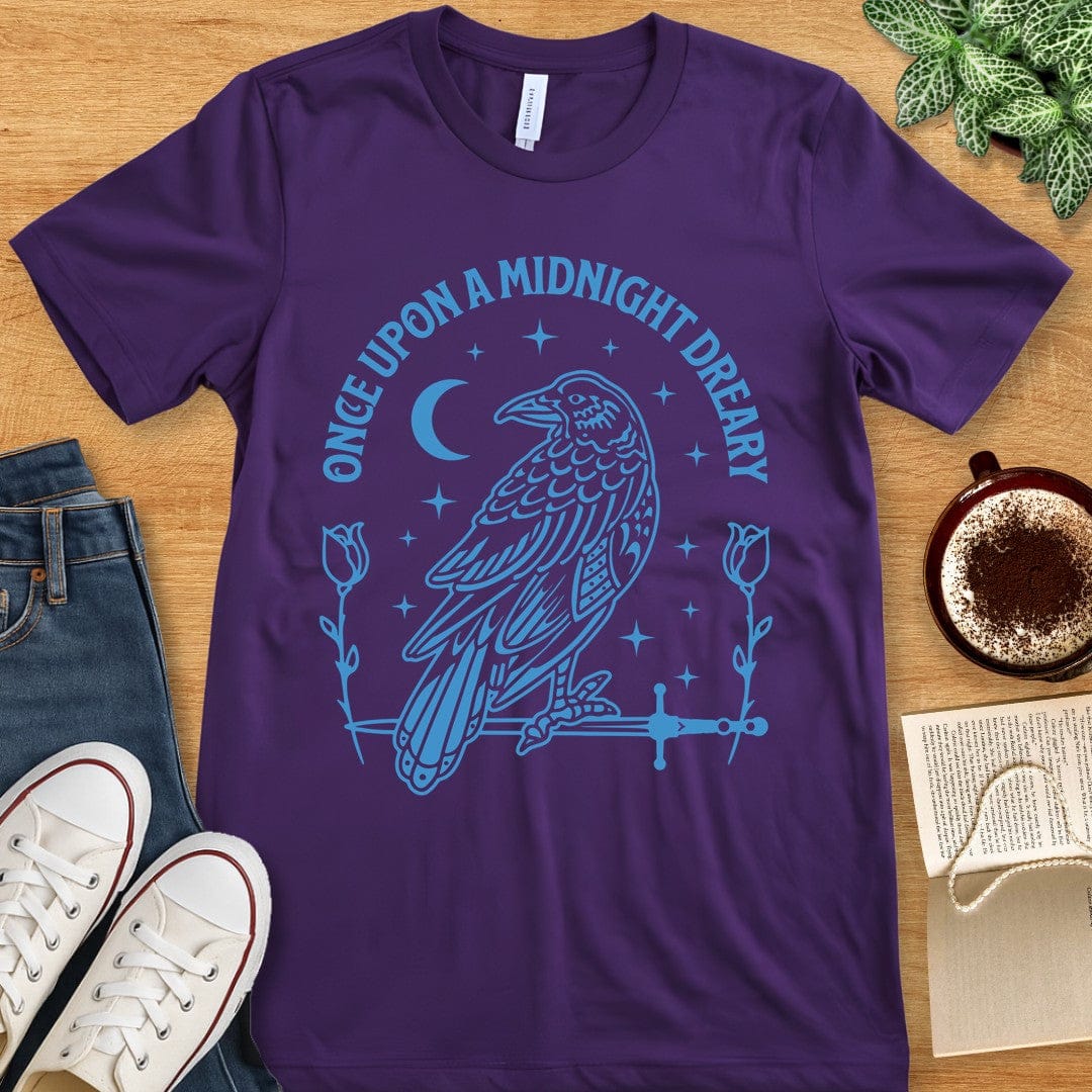 T-Shirt Team Purple / S Edgar Allan Poe Butterfly Shirt