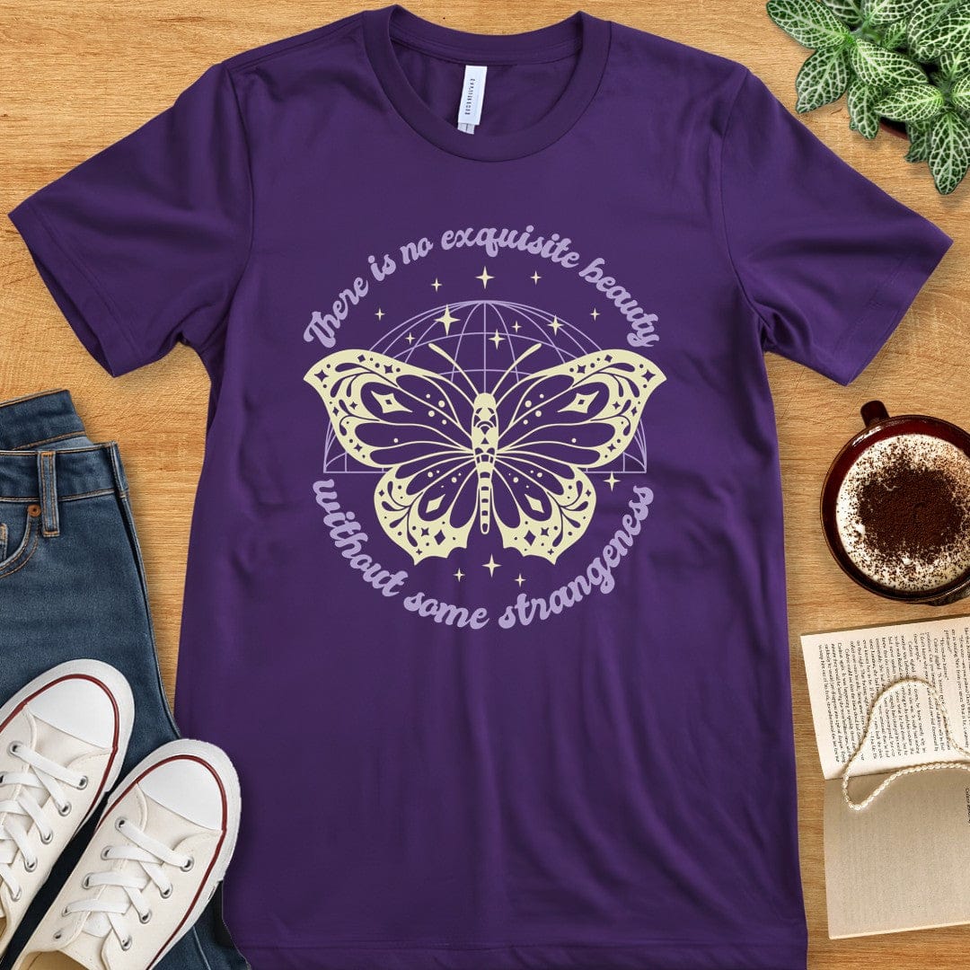 T-Shirt Team Purple / S Edgar Allan Poe Butterfly Shirt