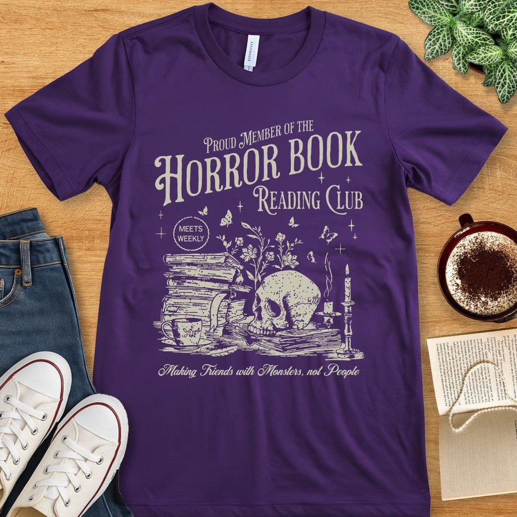 T-Shirt Team Purple / S Horror Book Club Shirt