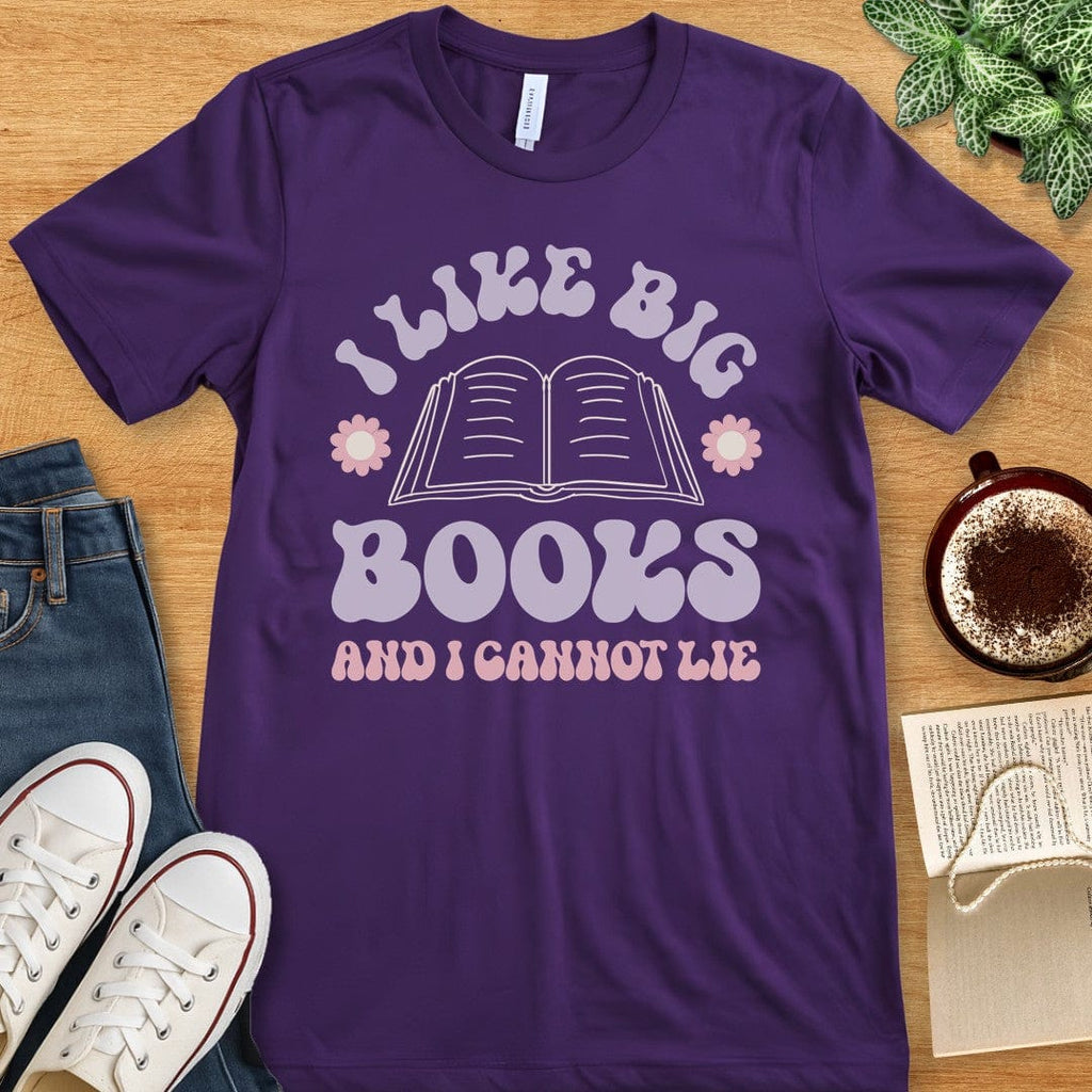 T-Shirt Team Purple / S I Like Big Books T-shirt