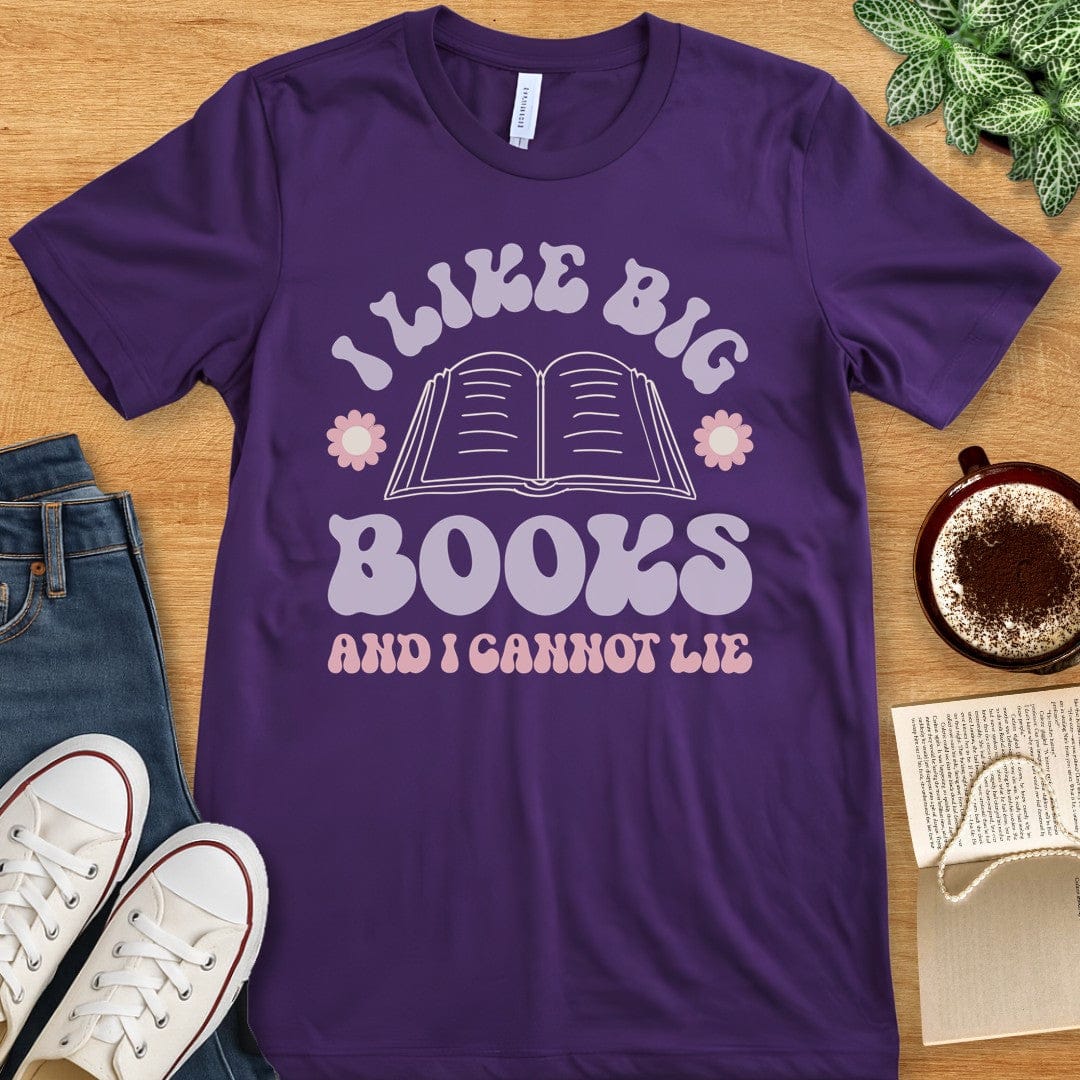 T-Shirt Team Purple / S I Like Big Books T-shirt