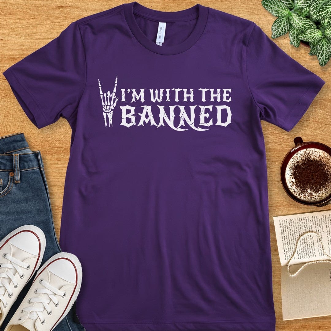 T-Shirt Team Purple / S I'm With the Banned Shirt