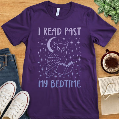 T-Shirt Team Purple / S I Read Past My Bedtime Shirt