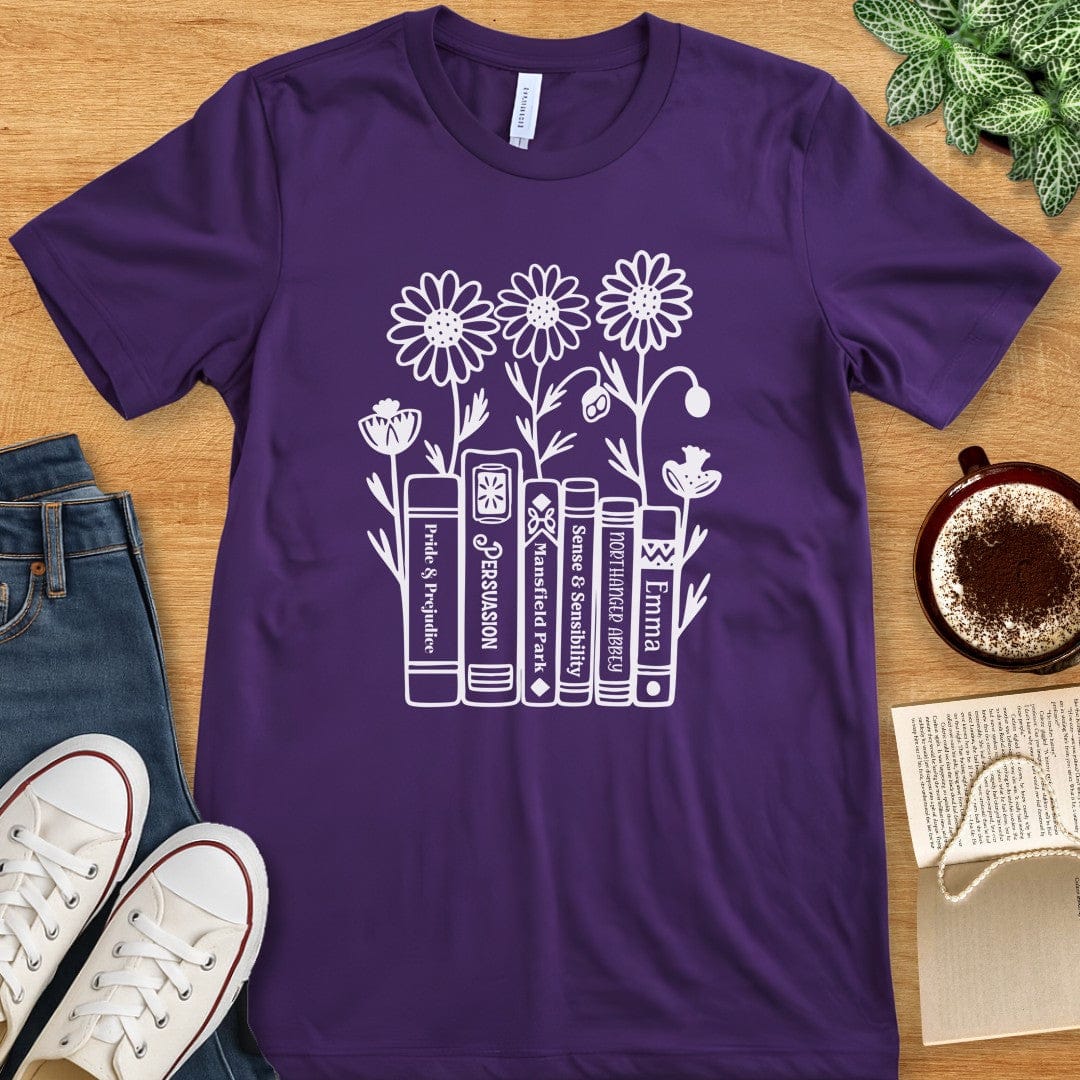 T-Shirt Team Purple / S Jane Austen Books Shirt