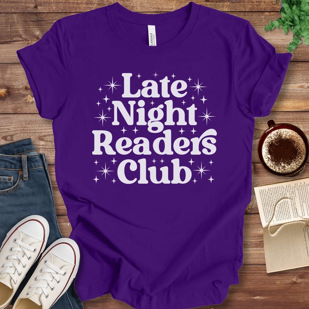 T-Shirt Team Purple / S Late Night Readers Club T-Shirt
