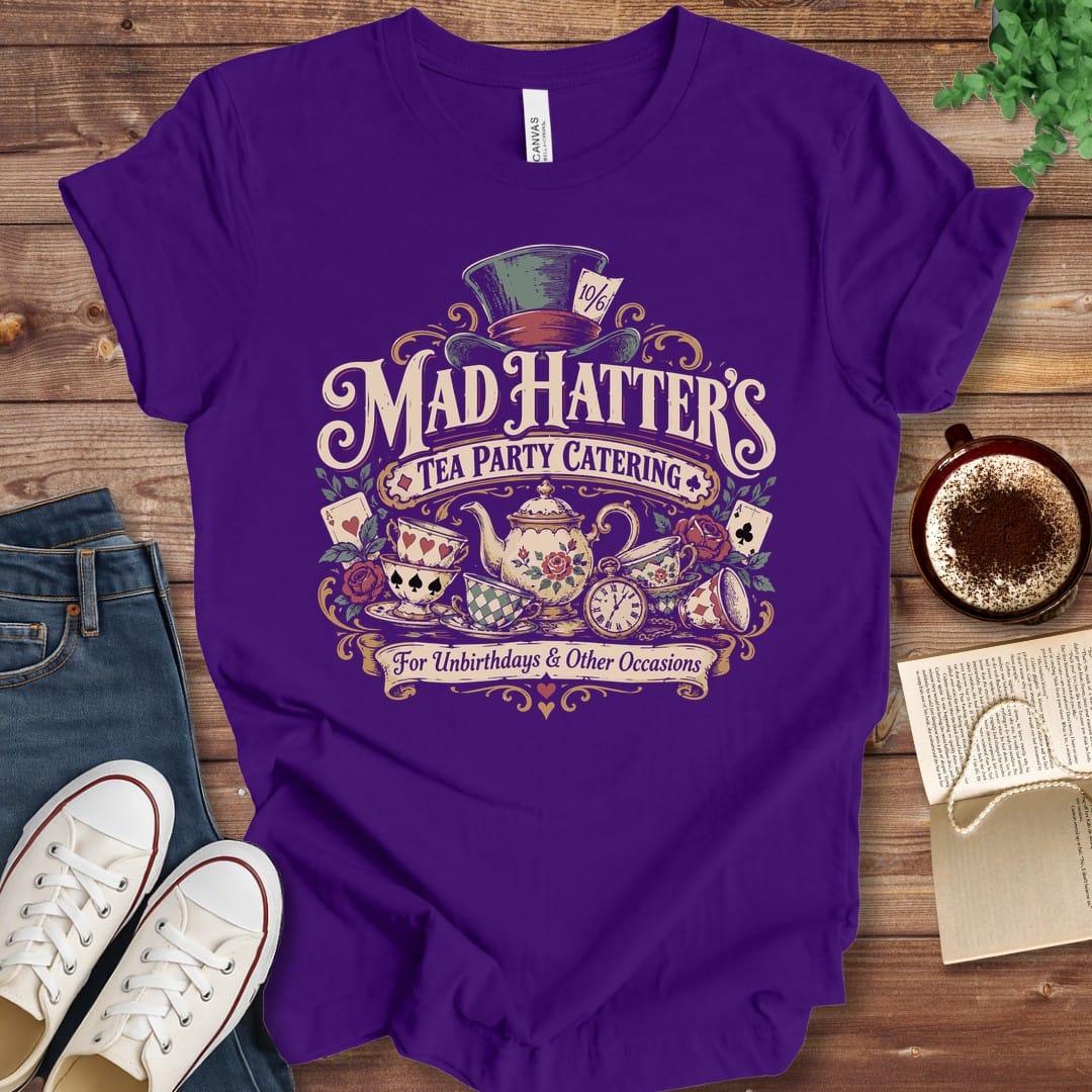 T-Shirt Team Purple / S Mad Hatter's Tea Party Catering T-Shirt