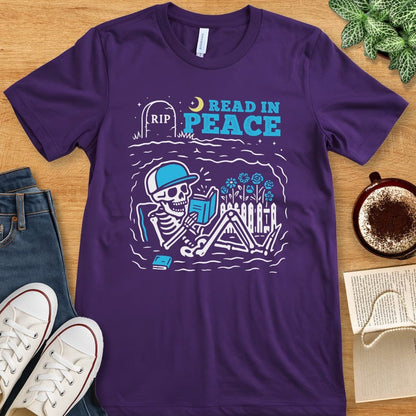 T-Shirt Team Purple / S Read in Peace Shirt