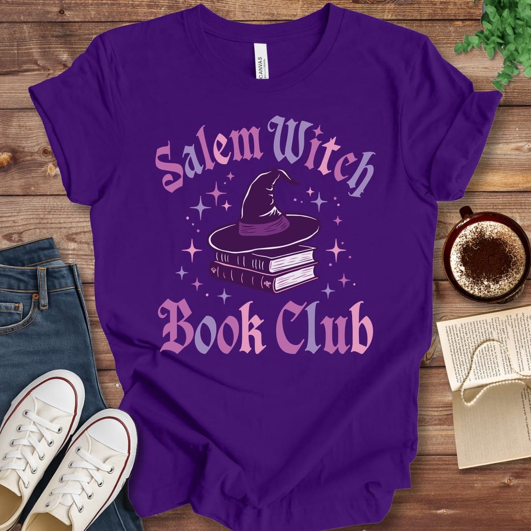T-Shirt Team Purple / S Salem Witch Book Club T-Shirt