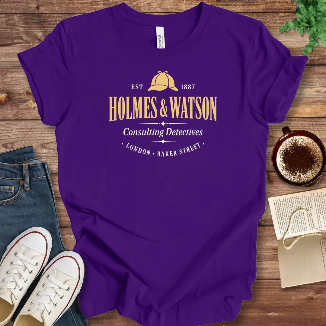 T-Shirt Team Purple / S Sherlock Holmes Logo T-Shirt