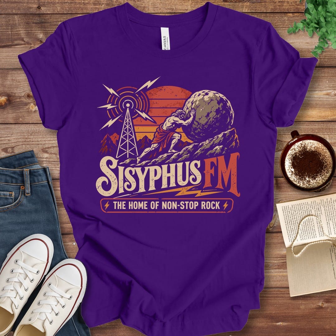 T-Shirt Team Purple / S Sisyphus FM Non-Stop Rock T-Shirt