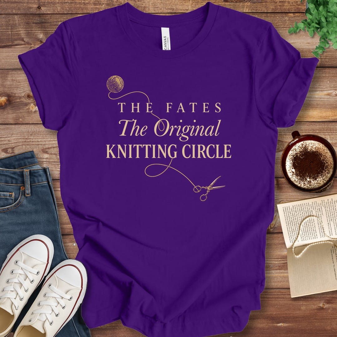 T-Shirt Team Purple / S The Fates The Original Knitting Circle T-Shirt
