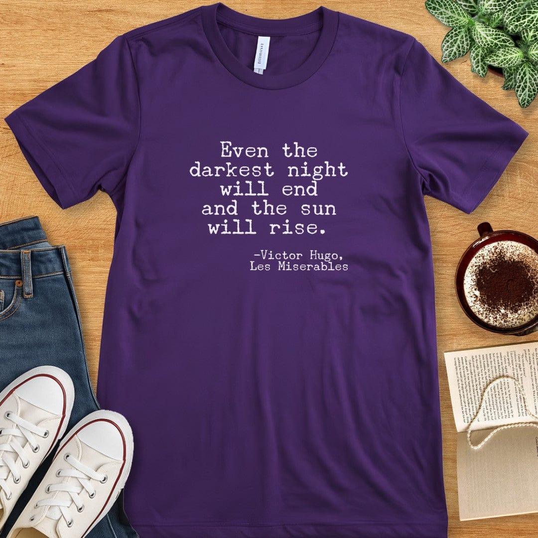 T-Shirt Team Purple / S Victor Hugo Quote Les Misérables Shirt