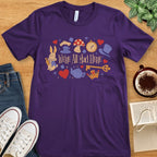 T-Shirt Team Purple / S We're All Mad Here Alice In Wonderland Shirt