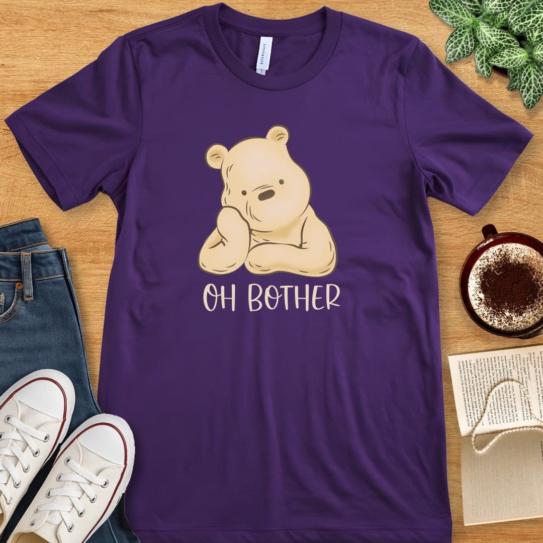 T-Shirt Team Purple / S Winnie the Pooh Oh Bother Shirt