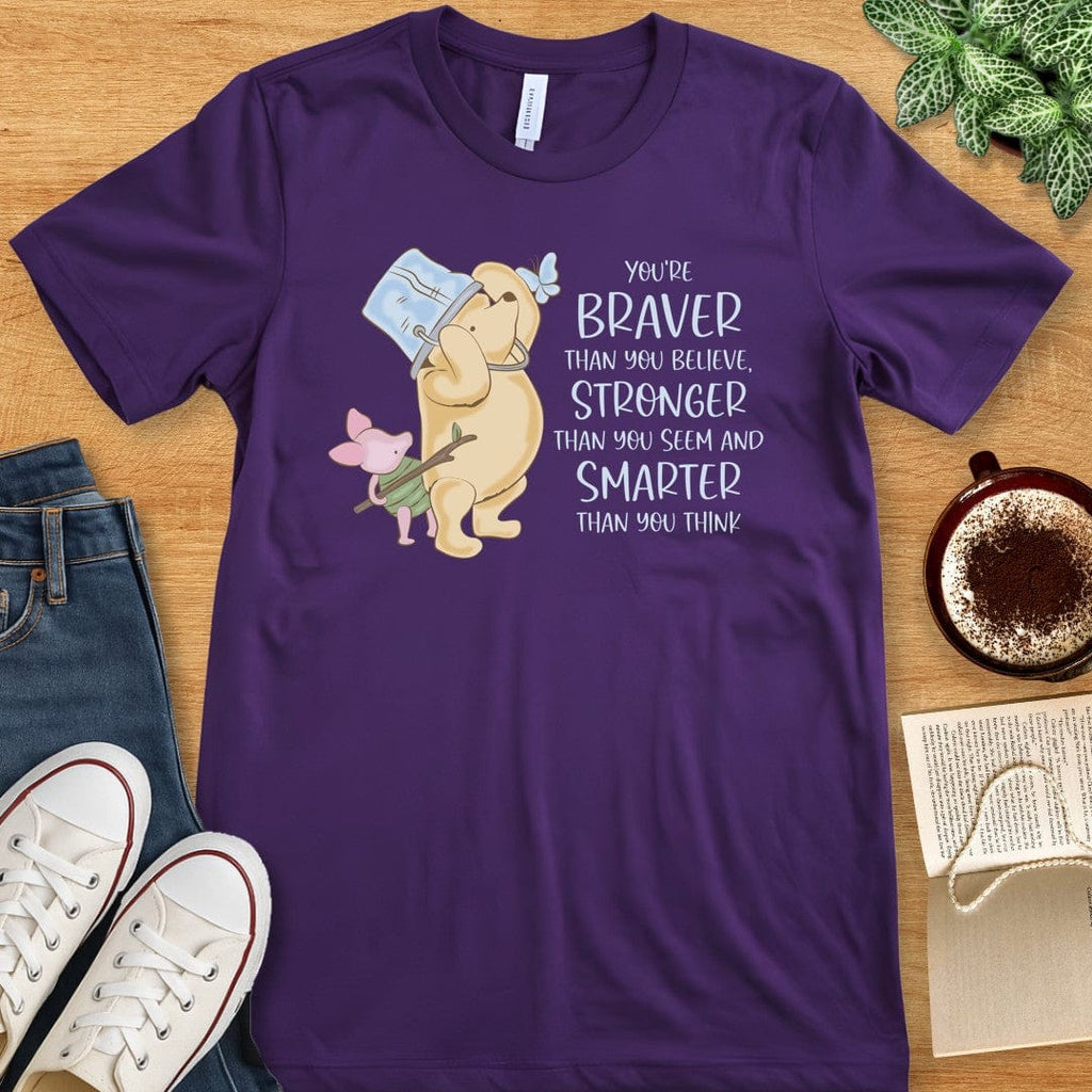 T-Shirt Team Purple / S Winnie the Pooh Quote Shirt