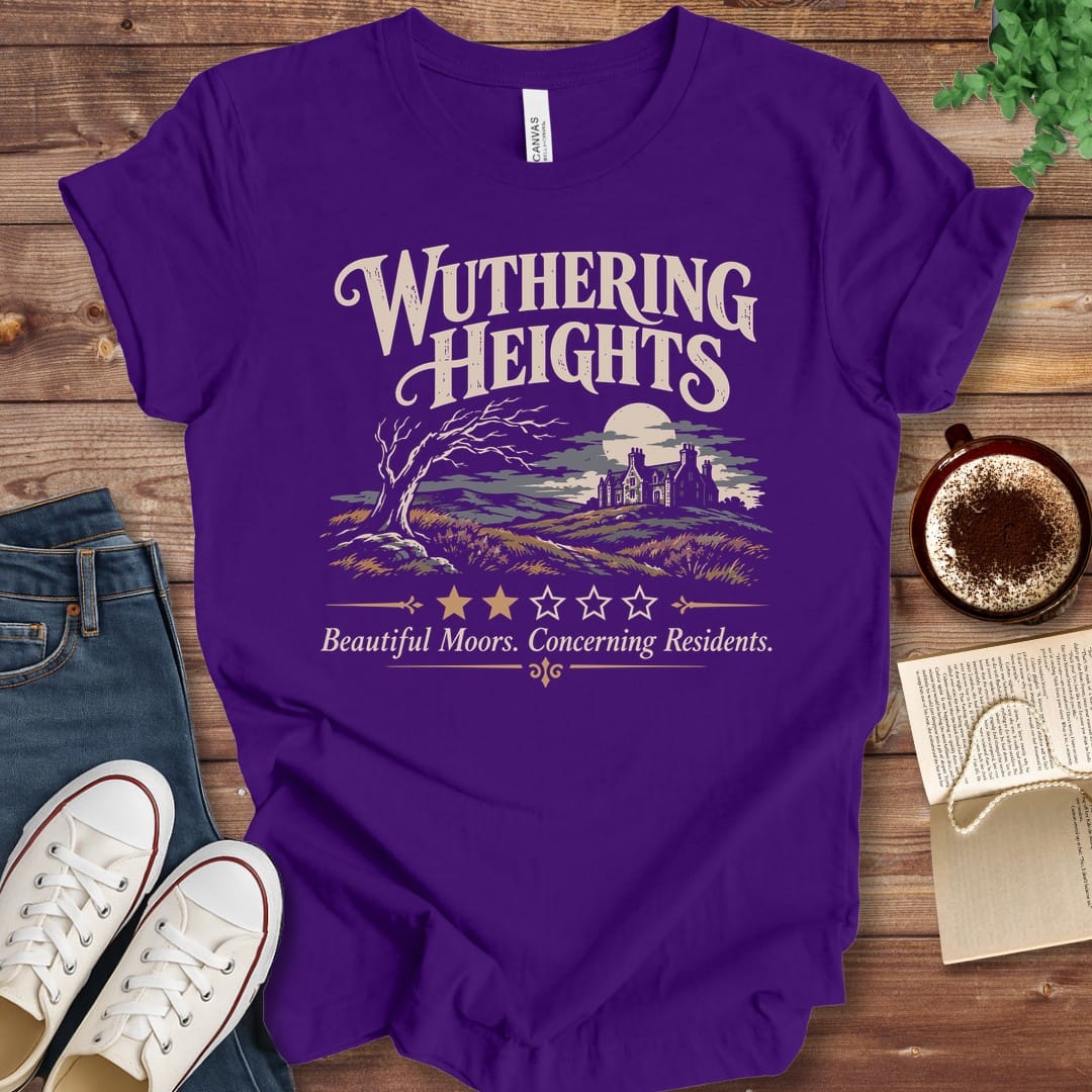 T-Shirt Team Purple / S Wuthering Heights Beautiful Moors Concerning Residents T-Shirt