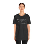 T-Shirt Victor Hugo Quote Shirt – “Not Being Heard Is No Reason for Silence”