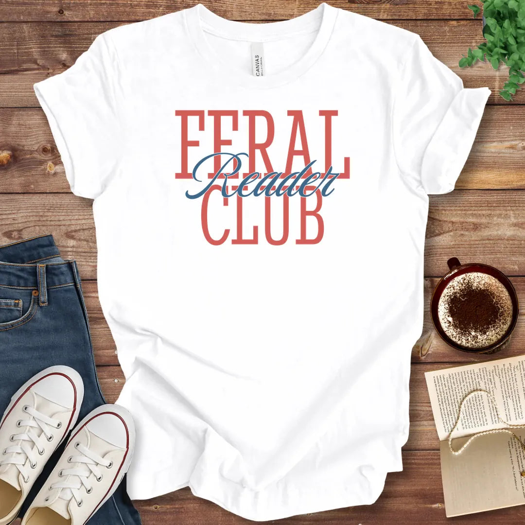 T-Shirt White / S Feral Reader Club T-Shirt