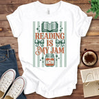 T-Shirt White / S Reading is My Jam T-Shirt