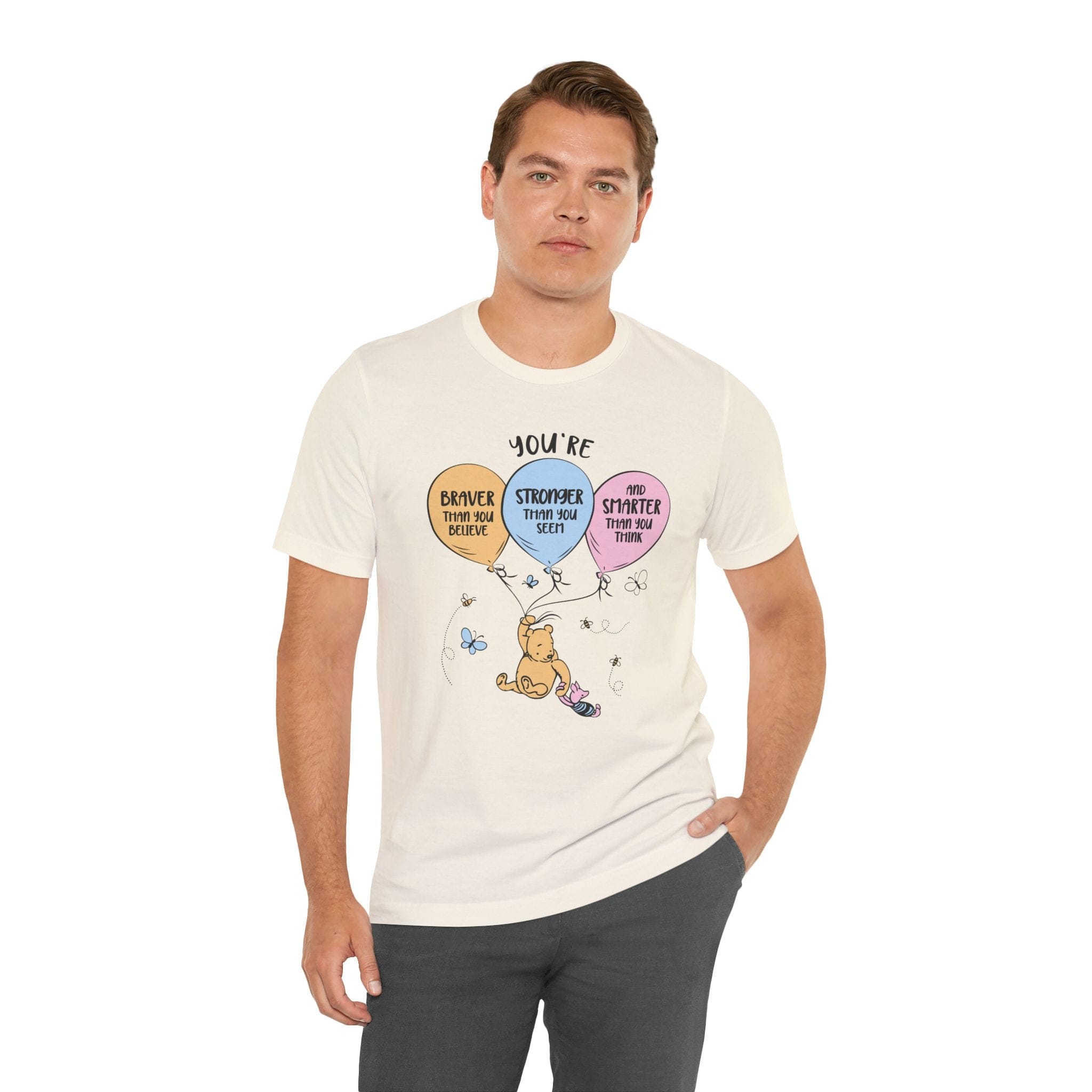 T-Shirt Winnie the Pooh Braver Stronger Smarter Shirt