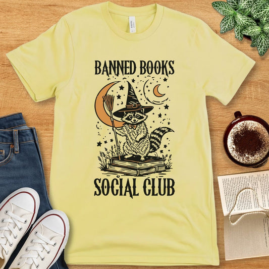 T-Shirt Yellow / S Banned Books Social Club Shirt