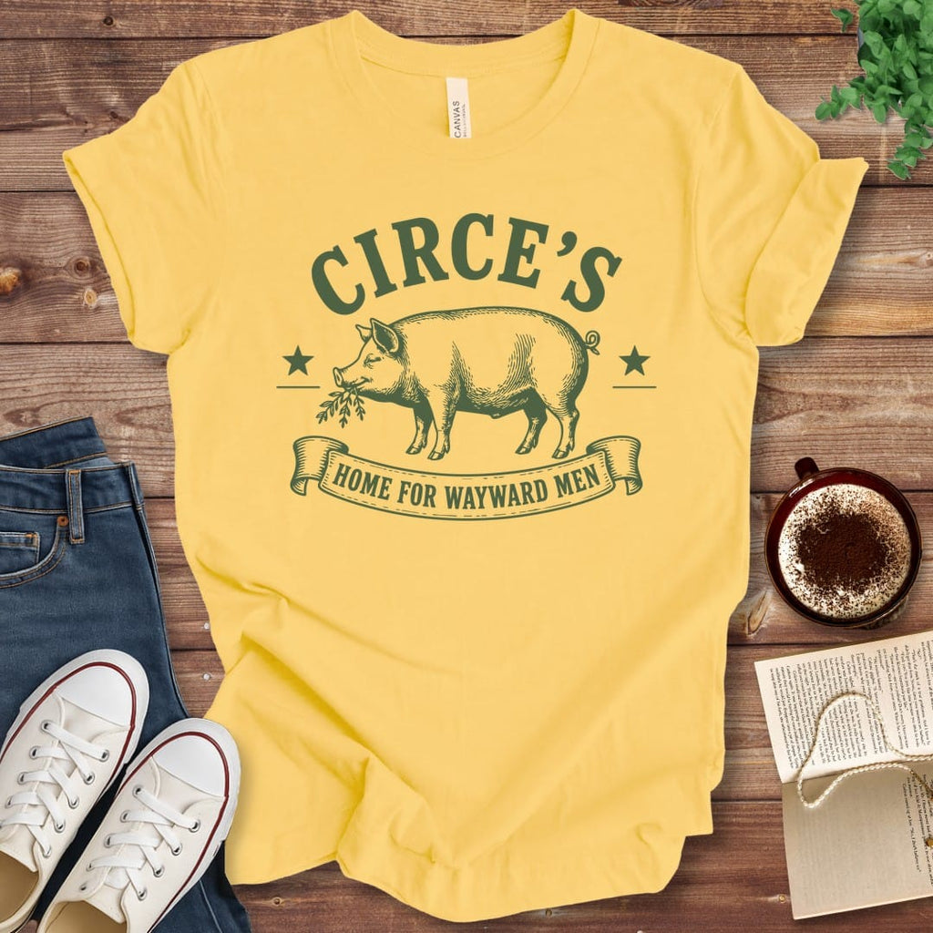T-Shirt Yellow / S Circe's Home for Wayward Men Homer's Odyssey T-Shirt