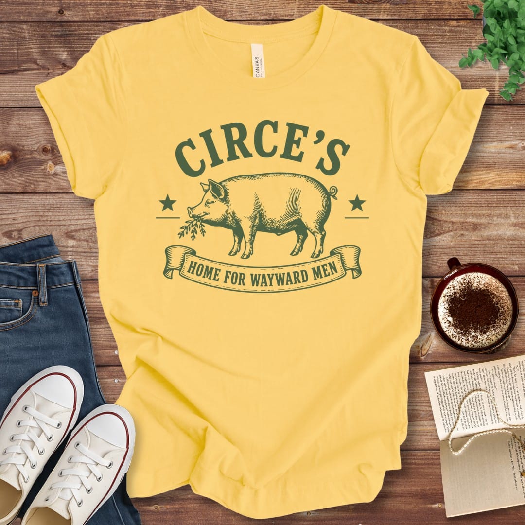 T-Shirt Yellow / S Circe's Home for Wayward Men Homer's Odyssey T-Shirt