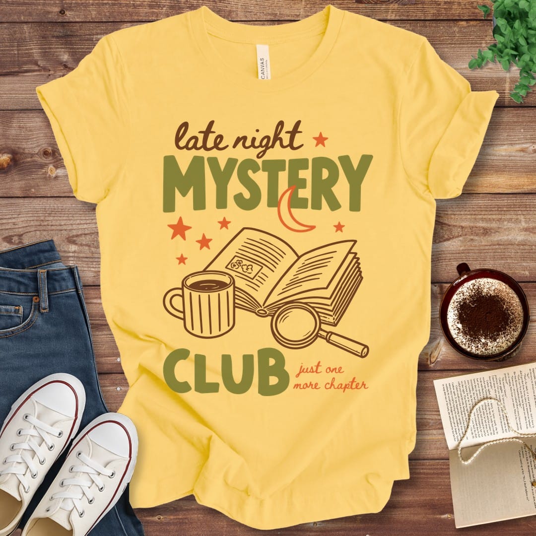T-Shirt Yellow / S Late Night Mystery Club T-Shirt