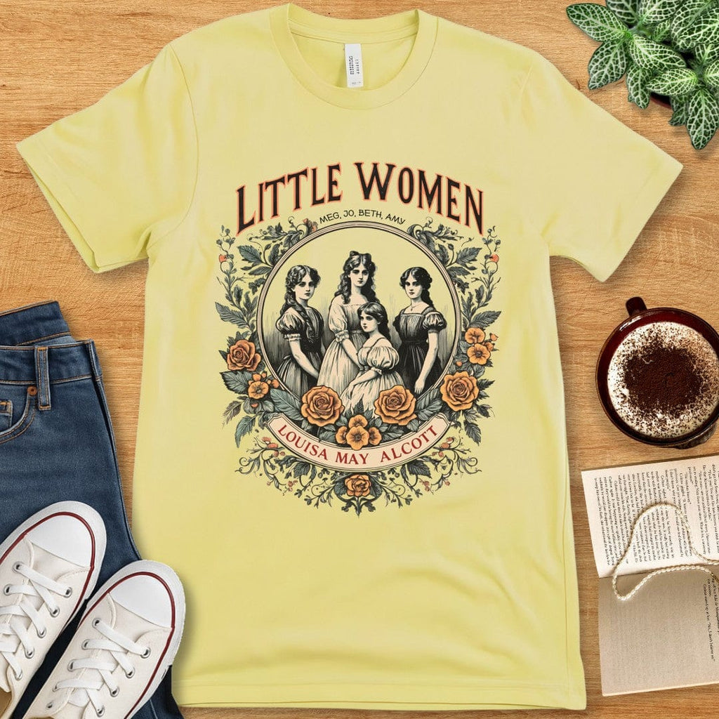 T-Shirt Yellow / S Little Women Shirt