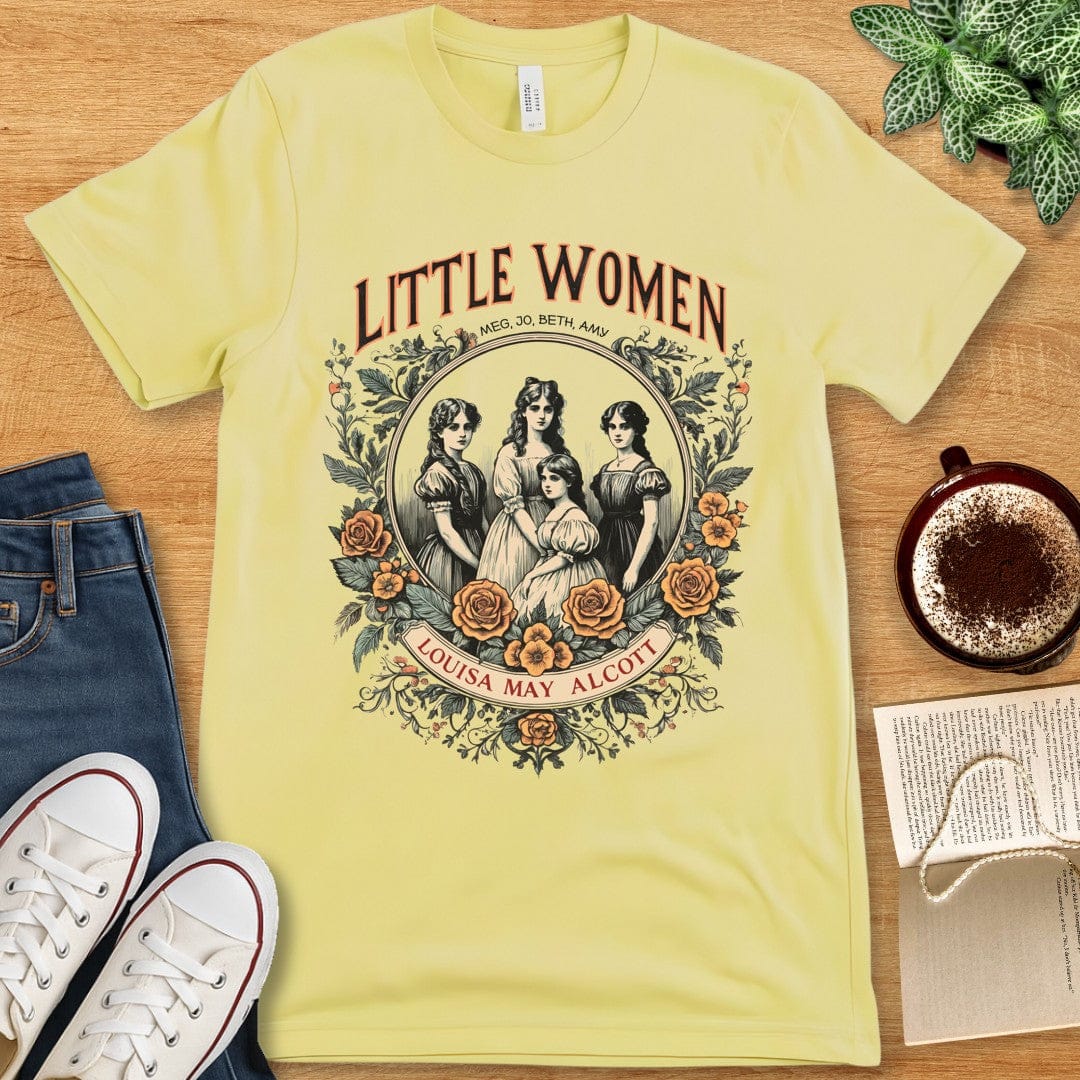 T-Shirt Yellow / S Little Women Shirt