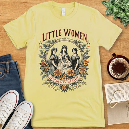 T-Shirt Yellow / S Little Women Shirt