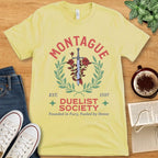 T-Shirt Yellow / S Montague Duelist Society Shirt – Romeo and Juliet