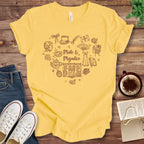 T-Shirt Yellow / S Pride and Prejudice Doodle T-Shirt