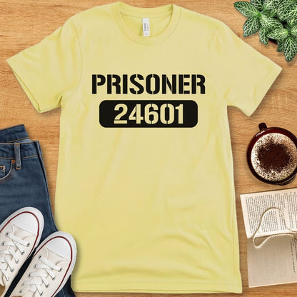 T-Shirt Yellow / S Prisoner 24601 Shirt – Les Misérables
