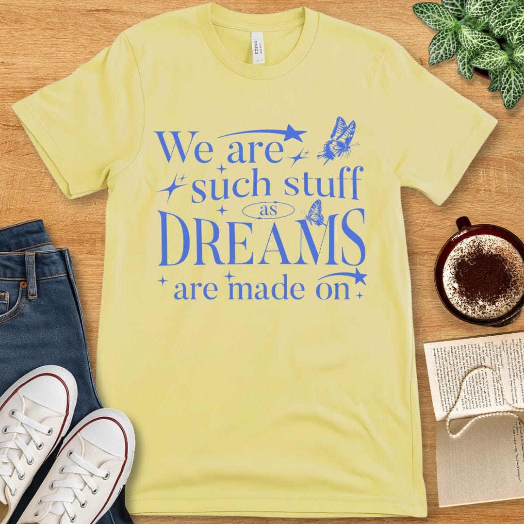 T-Shirt Yellow / S Shakespeare Tempest Quote