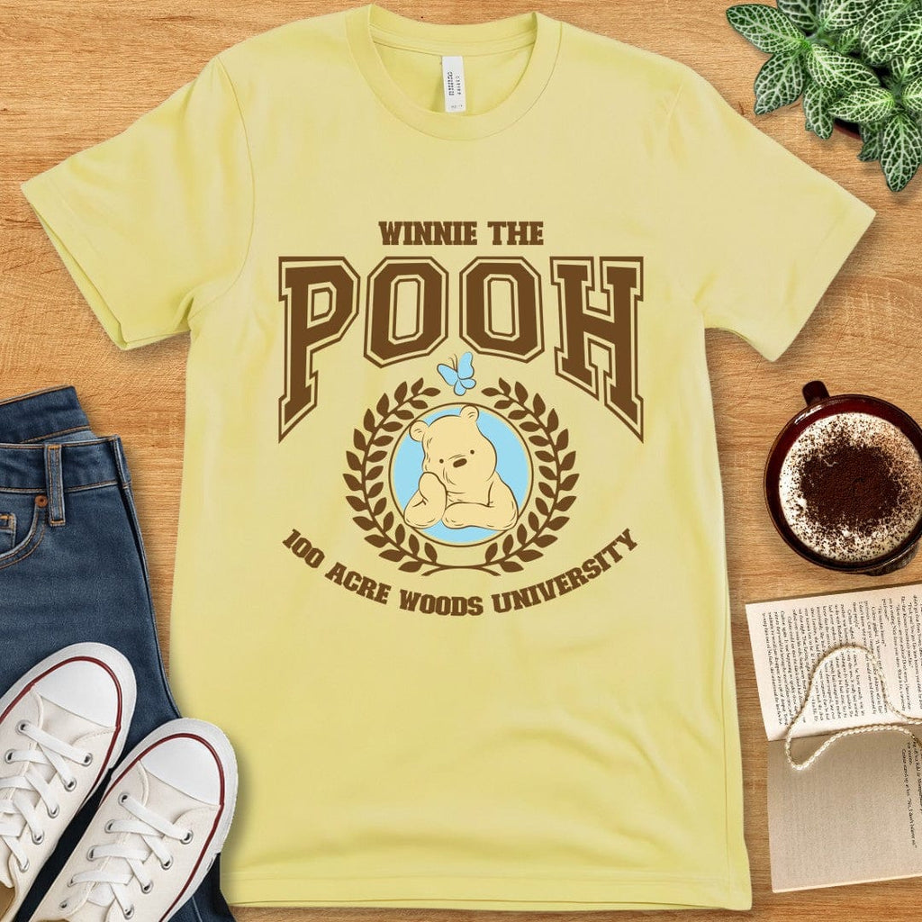 T-Shirt Yellow / S Winnie the Pooh University Shirt
